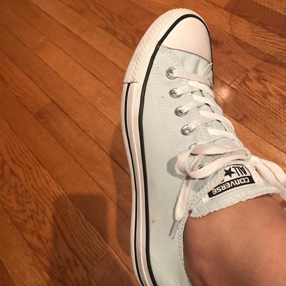 Converse Shoes - Light blue converse